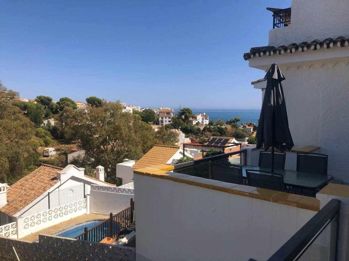Apartamento 2 En Chalet Con Vista Abierta Al Mar Malaga Ngoại thất bức ảnh